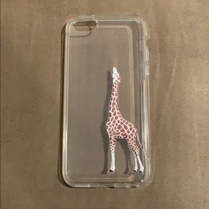 iPhone 5c phone case with eating Giraffe